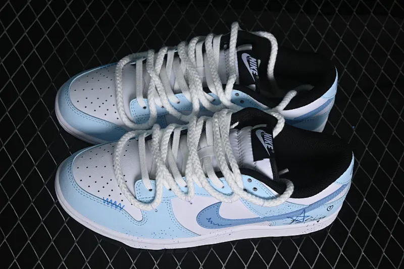 All categories Nk SB Dunk Series Nk SB Dunk Low High-end customized low-top sneakers Nike SB Dunk Low Blue Ocean Strappy low-top casual sneakers DD1503-101